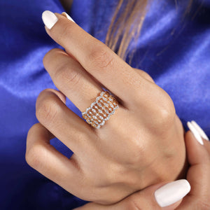 Shivaya Silver Ring for Women - Shinez By Baxi Jewellers