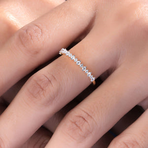 Minimalist Silver Band for Women - Shinez By Baxi Jewellers