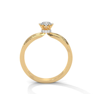 Vrai Silver Solitaire Ring For Women - Shinez By Baxi Jewellers