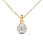 Kira Silver Pendant with Chain | 22KT Gold Vermeil - Shinez By Baxi Jewellers