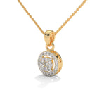 Kira Silver Pendant with Chain | 22KT Gold Vermeil - Shinez By Baxi Jewellers