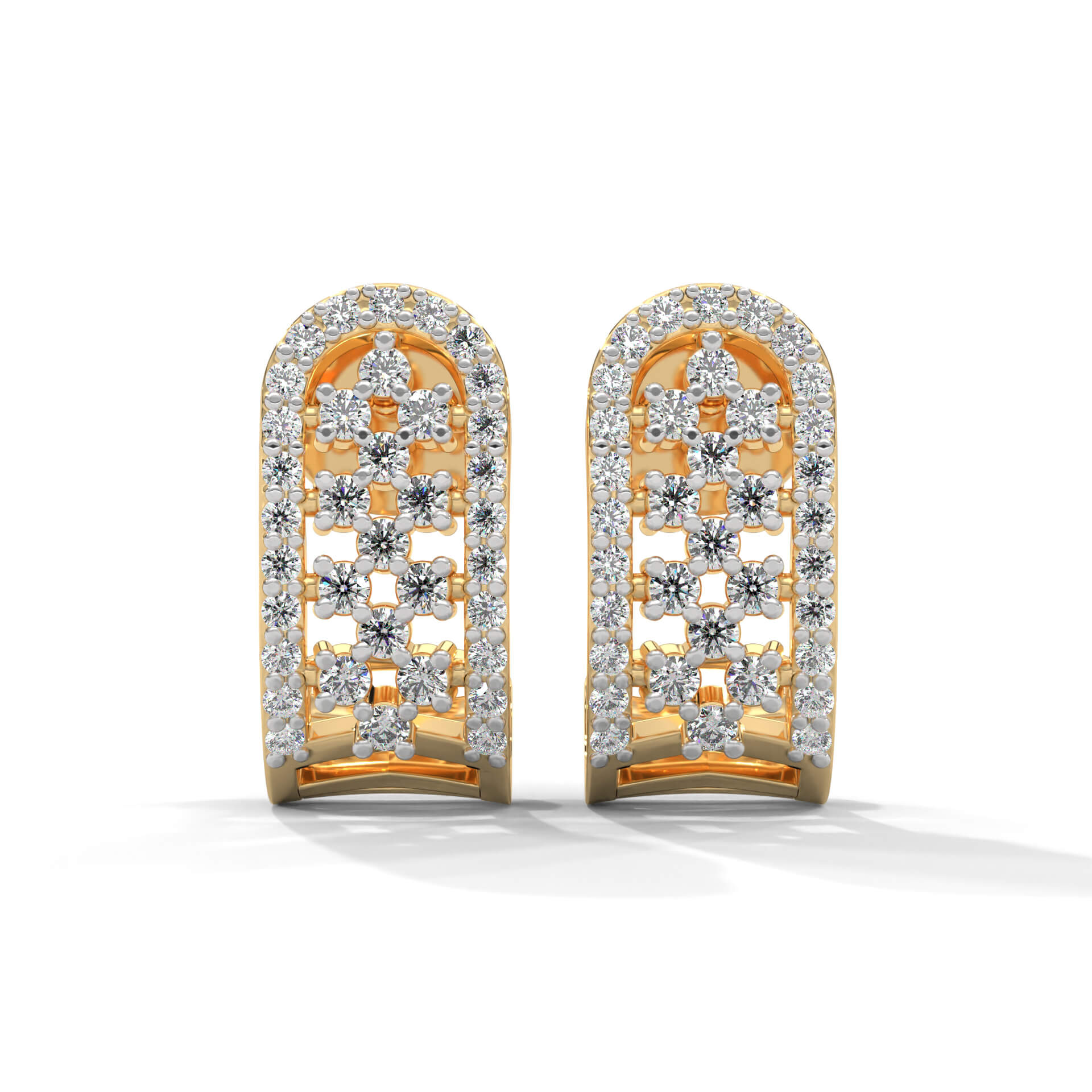 Toruni Silver Earrings for Women | 22KT Gold Vermeil - Shinez By Baxi Jewellers