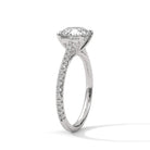 Zarria 2 Carat Solitaire Silver Ring White Gold - Shinez By Baxi Jewellers