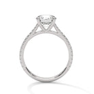 Zarria 2 Carat Solitaire Silver Ring White Gold - Shinez By Baxi Jewellers