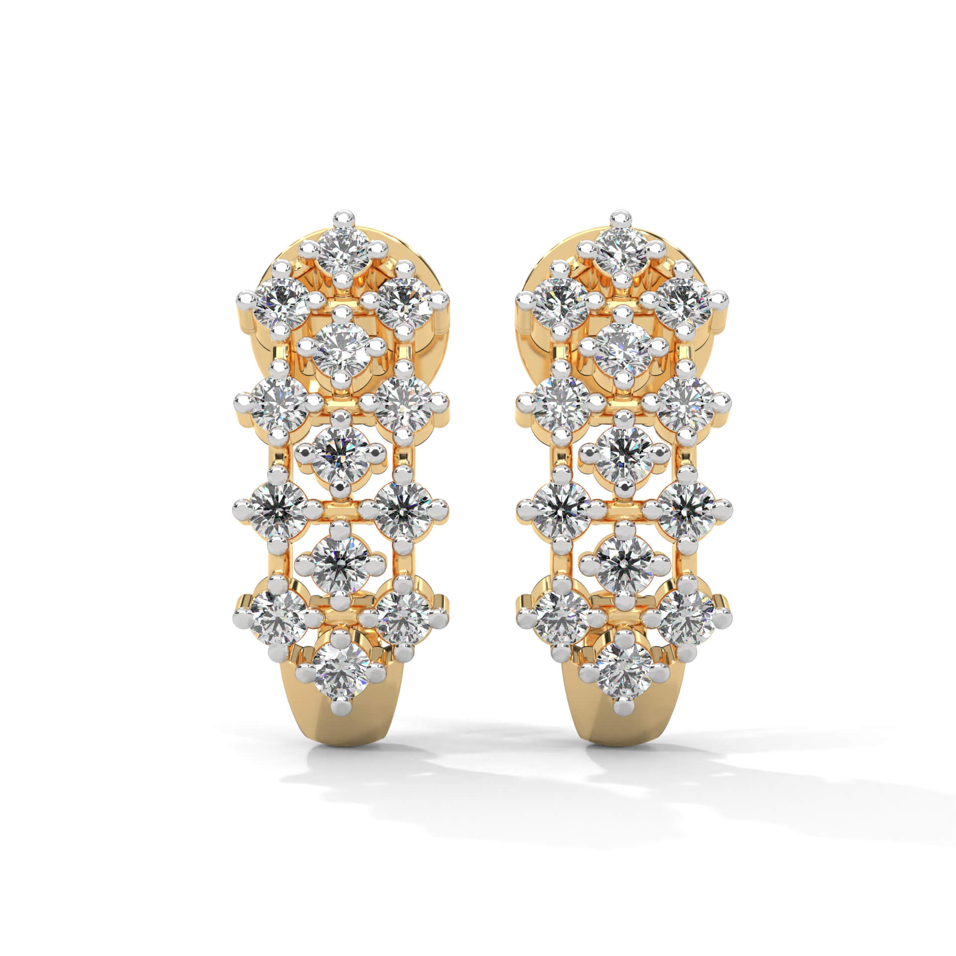 Avisa Silver Earrings for Women | 22KT Gold Vermeil - Shinez By Baxi Jewellers