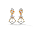 Kahli Silver Dangle Earrings | 22KT Gold Vermeil - Shinez By Baxi Jewellers