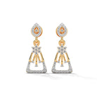 Caralin Silver Dangle Earrings | 22KT Gold Vermeil - Shinez By Baxi Jewellers