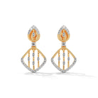 Makah Silver Dangle Earrings | 22KT Gold Vermeil - Shinez By Baxi Jewellers