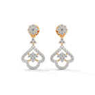 Avnita Silver Dangle Earrings | 22KT Gold Vermeil - Shinez By Baxi Jewellers