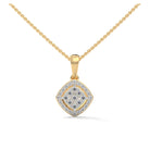 Anya Silver Pendant with chain | 22KT Gold Vermeil - Shinez By Baxi Jewellers