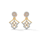 Shayone Silver Dangle Earrings | 22KT Gold Vermeil - Shinez By Baxi Jewellers