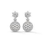 Alfie Silver Drop Earrings | White Gold - Shinez By Baxi Jewellers