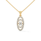 Erica Silver Pendant with chain | 22KT Gold Vermeil - Shinez By Baxi Jewellers