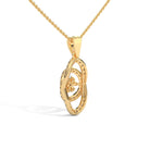 Erica Silver Pendant with chain | 22KT Gold Vermeil - Shinez By Baxi Jewellers