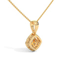 Anya Silver Pendant with chain | 22KT Gold Vermeil - Shinez By Baxi Jewellers