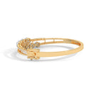 Bartha Moissanite Silver Oval Bracelet | 22KT Gold Vermeil - Shinez By Baxi Jewellers