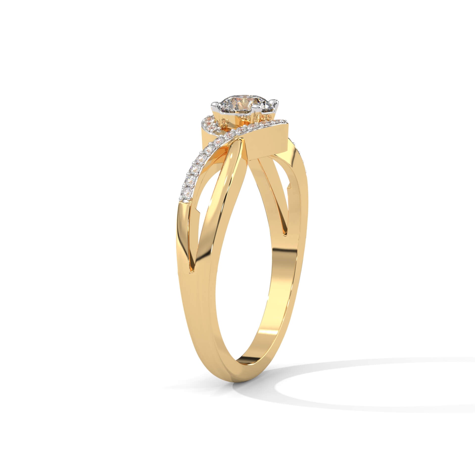 Nevana Silver Solitaire Ring For Women - Shinez By Baxi Jewellers