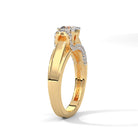 Wista 50 Cents Solitaire Silver Ring For Women - Shinez By Baxi Jewellers