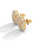 Marry Silver Stud Earrings | 22KT Gold Vermeil - Shinez By Baxi Jewellers