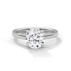 Anaya 2 Carat Solitaire Silver Ring - Shinez By Baxi Jewellers