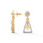 Caralin Silver Dangle Earrings | 22KT Gold Vermeil - Shinez By Baxi Jewellers