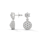 Alfie Silver Drop Earrings | White Gold - Shinez By Baxi Jewellers