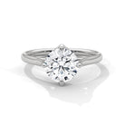 Kai 2 Carat Solitaire Silver Ring - Shinez By Baxi Jewellers