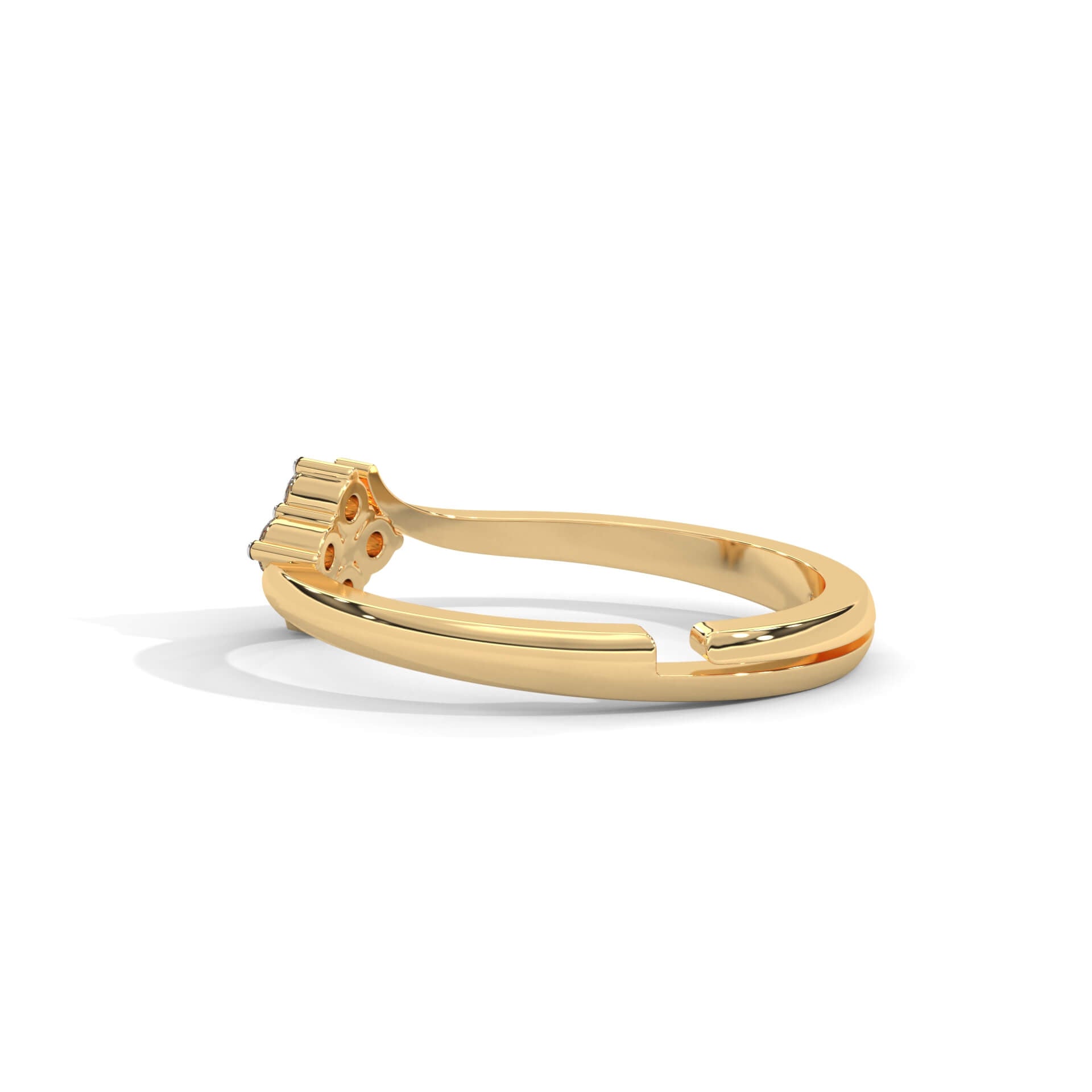 Bruz Silver Adjustable Ring | 22KT Gold Vermeil - Shinez By Baxi Jewellers