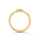 Bruz Silver Adjustable Ring | 22KT Gold Vermeil - Shinez By Baxi Jewellers