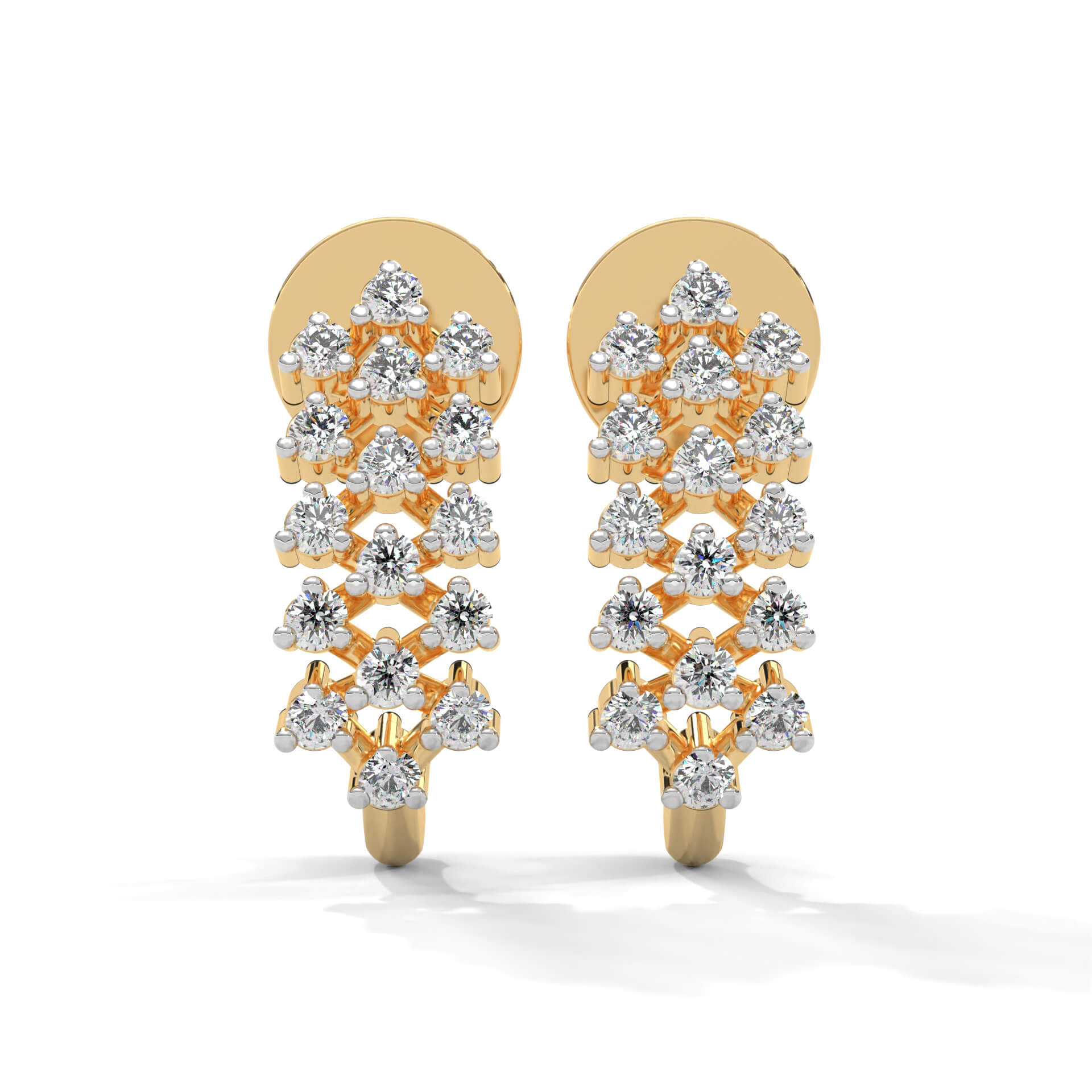 Cheeret Silver Earrings for Women | 22KT Gold Vermeil - Shinez By Baxi Jewellers