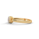 Asika Silver Adjustable Ring | 22KT Gold Vermeil - Shinez By Baxi Jewellers