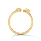 Lia Silver Adjustable Ring | 22KT Gold Vermeil - Shinez By Baxi Jewellers