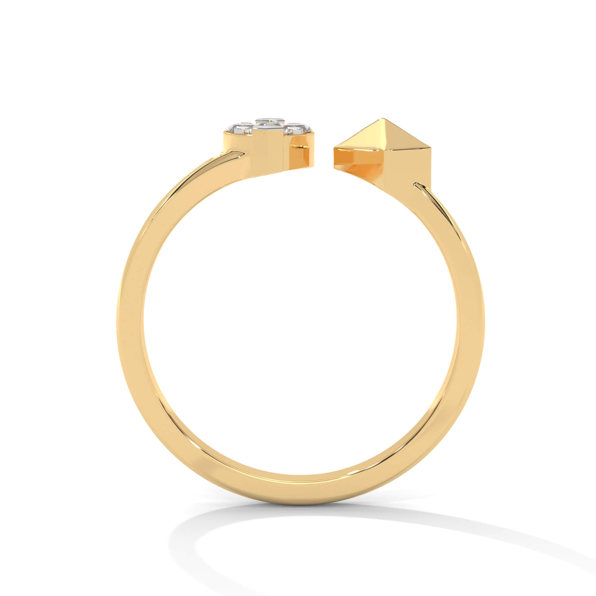 Lia Silver Adjustable Ring | 22KT Gold Vermeil - Shinez By Baxi Jewellers