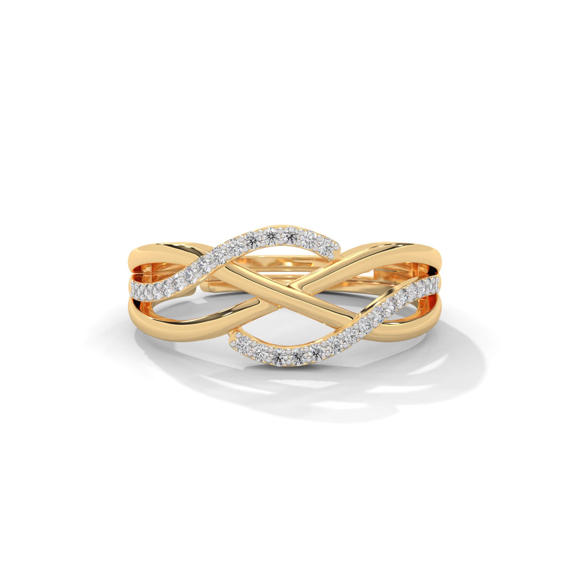 Neisha Silver Adjustable Ring | 22KT Gold Vermeil - Shinez By Baxi Jewellers