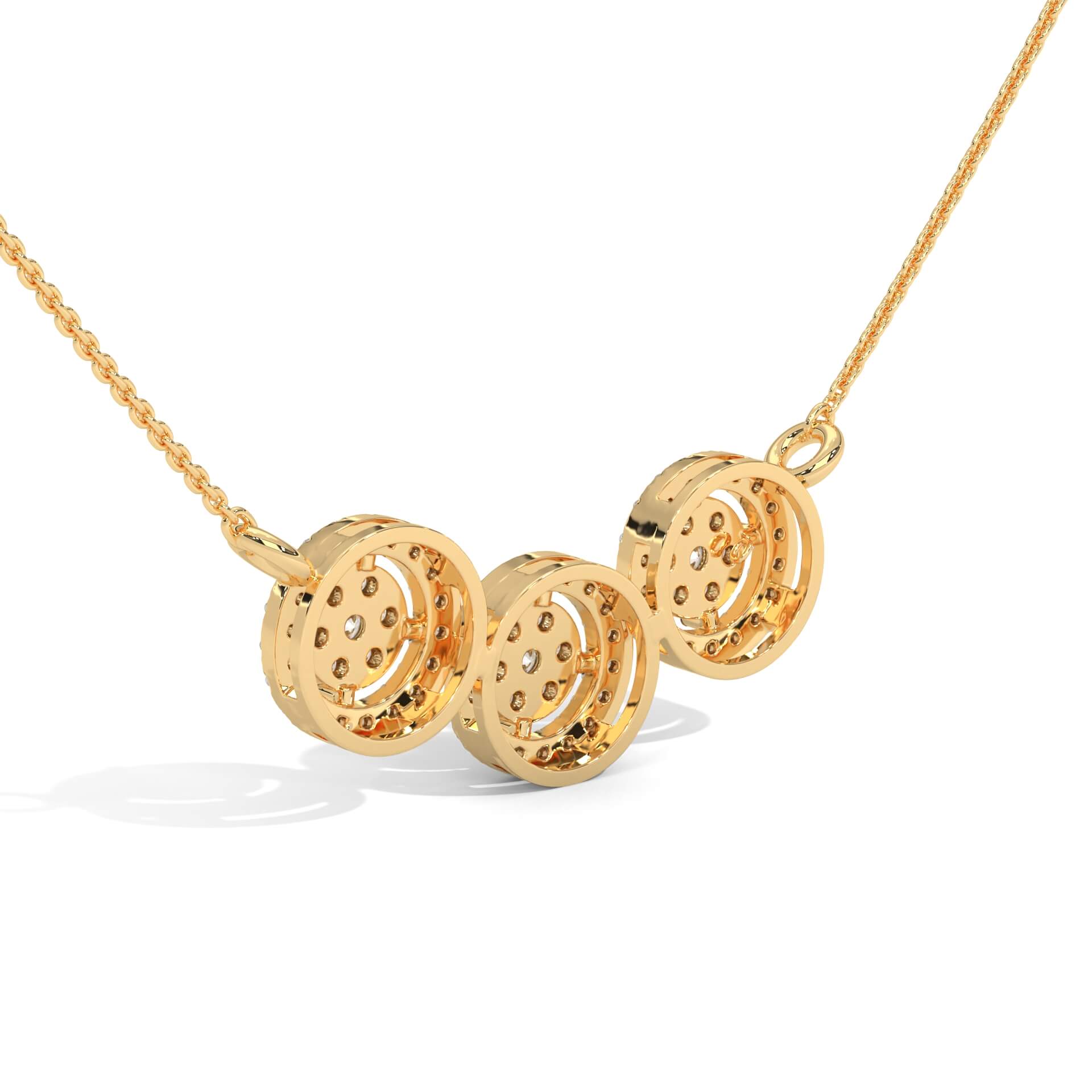 Layla Silver Pendant for Women | 22KT Gold Vermeil - Shinez By Baxi Jewellers