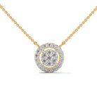 Greta Silver Pendant with chain | 22KT Gold Vermeil - Shinez By Baxi Jewellers