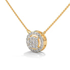 Greta Silver Pendant with chain | 22KT Gold Vermeil - Shinez By Baxi Jewellers