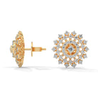 Audrey Silver Stud Earrings for Women - Shinez By Baxi Jewellers