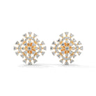 Sandra Fancy Silver Stud Earrings for Women - Shinez By Baxi Jewellers