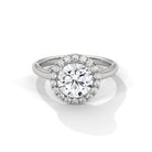 Agnes 2 Carat Solitaire Silver Ring White Gold - Shinez By Baxi Jewellers