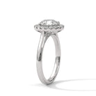 Agnes 2 Carat Solitaire Silver Ring White Gold - Shinez By Baxi Jewellers