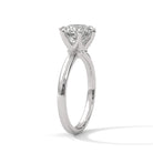 Tifaro 2 Carat Solitaire Silver Ring White Gold - Shinez By Baxi Jewellers