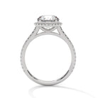 Adira 2 Carat Solitaire Silver Ring White Gold - Shinez By Baxi Jewellers