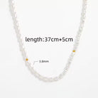 Grany Pearl Beads Necklace Chain | 18kt Gold Coated - Shinez By Baxi Jewellers