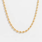 Brada Beads Necklace Chain | 18kt Gold Coated - Shinez By Baxi Jewellers