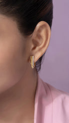 Elida Silver Earrings for Women | 22KT Gold Vermeil - Shinez By Baxi Jewellers