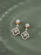 Avnita Silver Dangle Earrings | 22KT Gold Vermeil - Shinez By Baxi Jewellers