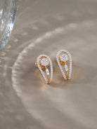 Zaina Silver Earrings for Women | 22KT Gold Vermeil - Shinez By Baxi Jewellers