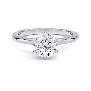 Swaggy 1 carat Solitaire Silver Ring - Shinez By Baxi Jewellers