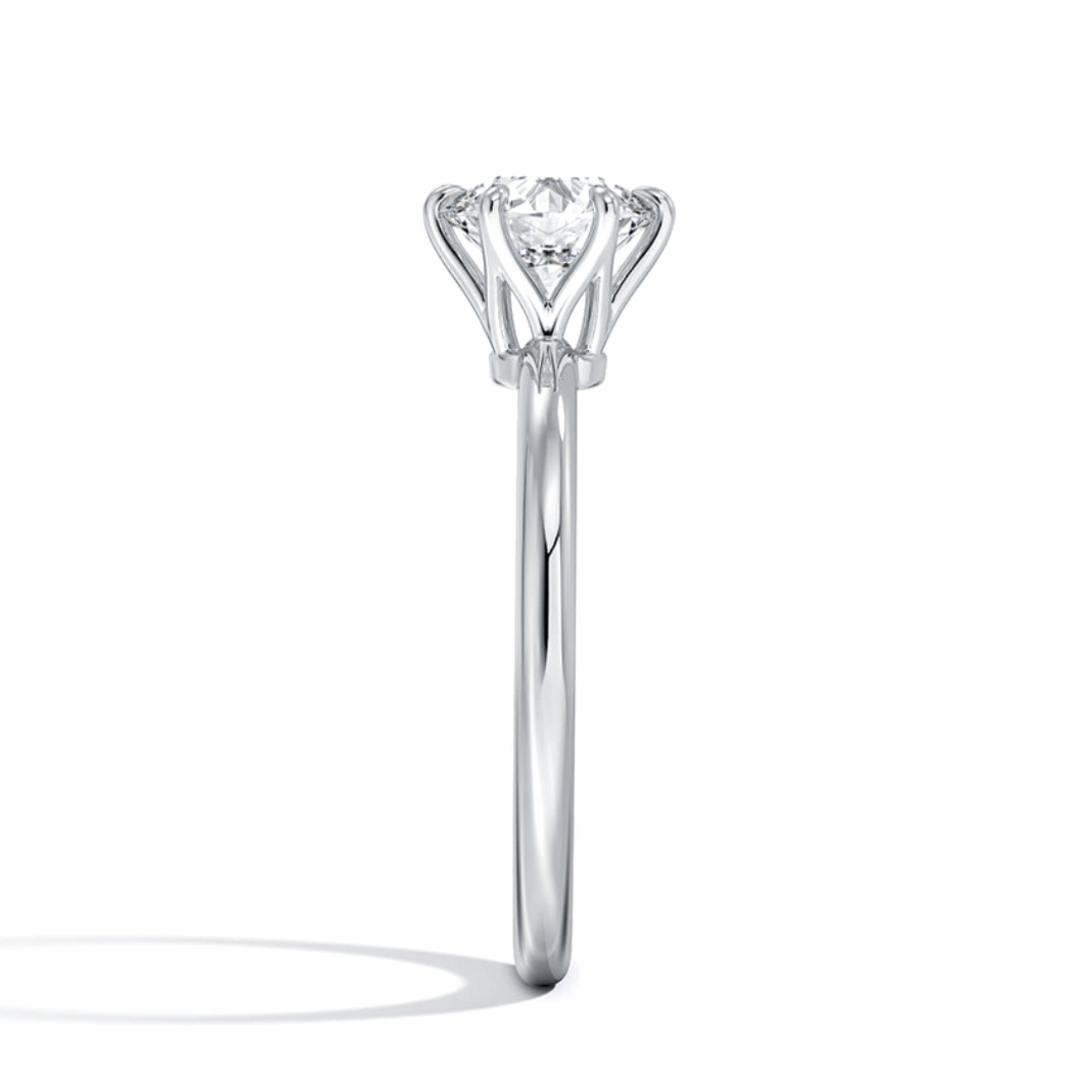 Swaggy 1 carat Solitaire Silver Ring - Shinez By Baxi Jewellers